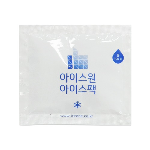 미니아이스팩 마카롱 포장 완제품 9x10cm 물100% 1박스(300개)
